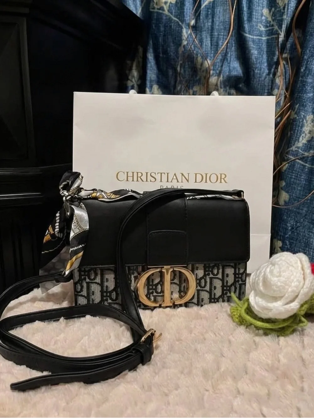 nwt Canvas Shoulder Flap Bag